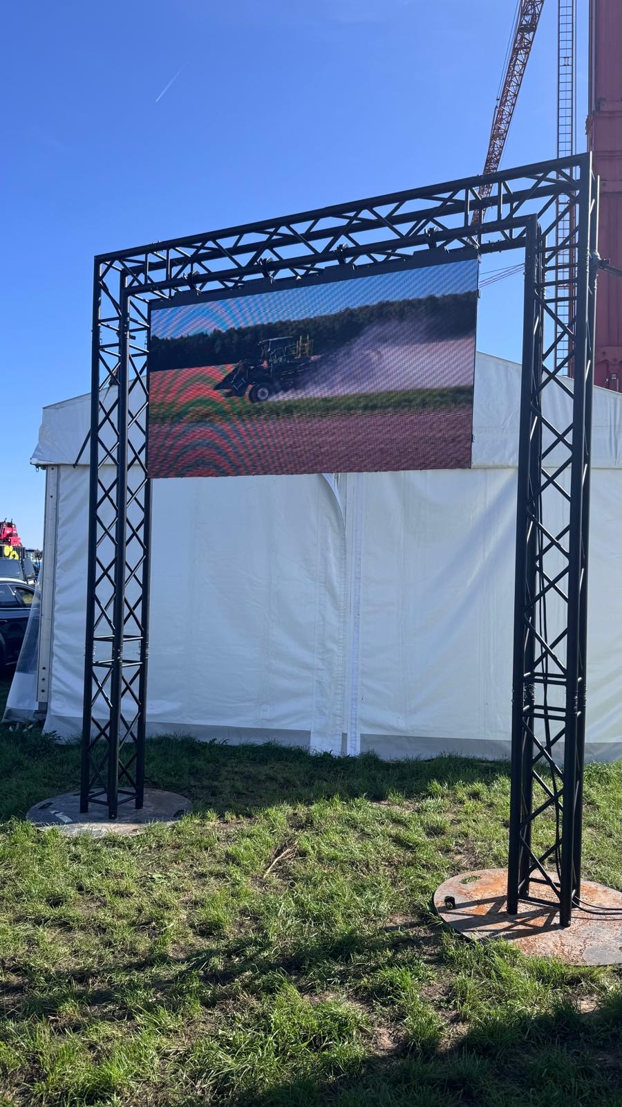 Ledschermen op maat op de Landbouwbeurs in Oudenaarde
